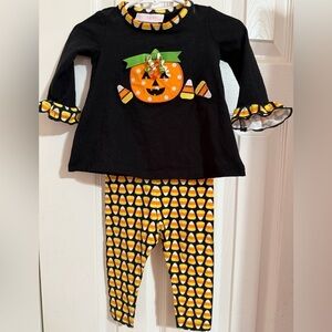 Bonnie Baby Halloween Candy Corn Outfit